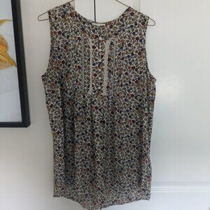 2/$15 - Pleione sleeveless floral top